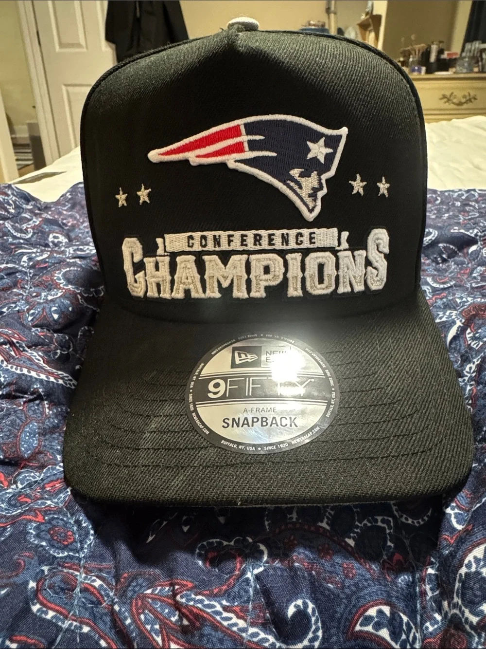 New Era Black Patriots 
